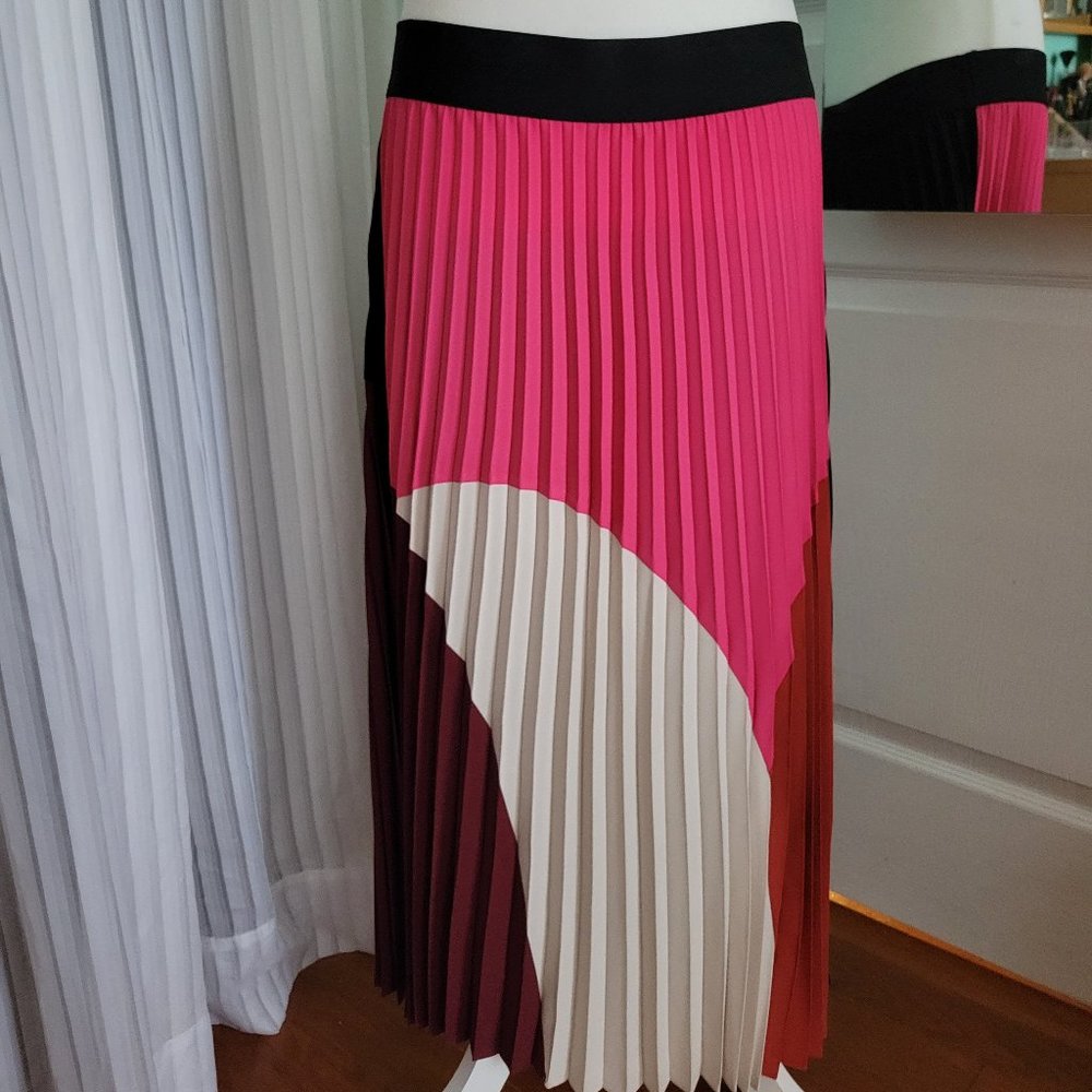 New Alfani color block skirt sz L